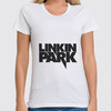Заказать женскую футболку в Москве. Футболка классическая Linkin Park logo от alexunder - готовые дизайны и нанесение принтов.