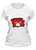 Заказать женскую футболку в Москве. Футболка классическая Флэш (Коллекция: Герои носят маски) от GeekFox  - готовые дизайны и нанесение принтов.