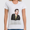 Заказать женскую футболку в Москве. Футболка классическая Freddie Mercury от cherdantcev - готовые дизайны и нанесение принтов.