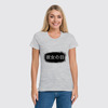 Заказать женскую футболку в Москве. Футболка классическая Her Eyes от JPshirt - готовые дизайны и нанесение принтов.