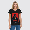 Заказать женскую футболку в Москве. Футболка классическая Stallone от scrat29@yandex.ru - готовые дизайны и нанесение принтов.