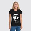 Заказать женскую футболку в Москве. Футболка классическая Bob Marley от Denis M. - готовые дизайны и нанесение принтов.