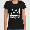 Заказать женскую футболку в Москве. Футболка классическая Basquiat от Just kidding - готовые дизайны и нанесение принтов.