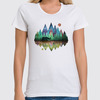 Заказать женскую футболку в Москве. Футболка классическая Forest Friends Trails от oneredfoxstore@gmail.com - готовые дизайны и нанесение принтов.