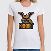 Заказать женскую футболку в Москве. Футболка классическая Rabbit от skynatural - готовые дизайны и нанесение принтов.