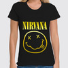 Заказать женскую футболку в Москве. Футболка классическая Nirvana от weeert - готовые дизайны и нанесение принтов.