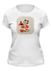 Заказать женскую футболку в Москве. Футболка классическая Мышки от mrs-snit@yandex.ru - готовые дизайны и нанесение принтов.