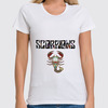 Заказать женскую футболку в Москве. Футболка классическая Scorpions от Fedor - готовые дизайны и нанесение принтов.