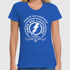 Заказать женскую футболку в Москве. Футболка классическая Tampa Bay Lightning Stanley Cup Champions 2020 от KutvinoV.com  - готовые дизайны и нанесение принтов.