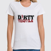 Заказать женскую футболку в Москве. Футболка классическая Dirty Tequila от THE_NISE  - готовые дизайны и нанесение принтов.