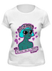 Заказать женскую футболку в Москве. Футболка классическая Cute alien от Kelli Relli - готовые дизайны и нанесение принтов.
