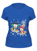 Заказать женскую футболку в Москве. Футболка классическая Пингвин зимой от Ирина - готовые дизайны и нанесение принтов.