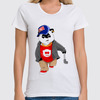Заказать женскую футболку в Москве. Футболка классическая Bad Panda    от T-shirt print  - готовые дизайны и нанесение принтов.