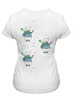 Заказать женскую футболку в Москве. Футболка классическая Белый мишка от elenavishenka@yandex.ru - готовые дизайны и нанесение принтов.
