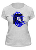 Заказать женскую футболку в Москве. Футболка классическая Blue beard, Синяя борода от khlele@mail.ru - готовые дизайны и нанесение принтов.