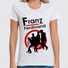 Заказать женскую футболку в Москве. Футболка классическая Franz Ferdinand от geekbox - готовые дизайны и нанесение принтов.