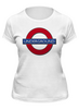 Заказать женскую футболку в Москве. Футболка классическая ☮The London Underground☮ от balden - готовые дизайны и нанесение принтов.