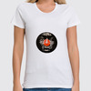 Заказать женскую футболку в Москве. Футболка классическая Miles Davis от ermolenkoyuriart@gmail.com - готовые дизайны и нанесение принтов.