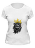 Заказать женскую футболку в Москве. Футболка классическая Lion king от YellowCloverShop - готовые дизайны и нанесение принтов.