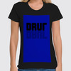 Заказать женскую футболку в Москве. Футболка классическая DRUГ SQUAD  от dburtsaev@mail.ru - готовые дизайны и нанесение принтов.
