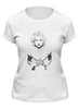 Заказать женскую футболку в Москве. Футболка классическая Мадонна от Виктор Гришин - готовые дизайны и нанесение принтов.