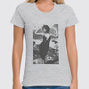 Заказать женскую футболку в Москве. Футболка классическая Monica Bellucci  от KinoArt - готовые дизайны и нанесение принтов.