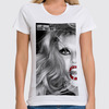 Заказать женскую футболку в Москве. Футболка классическая Lady Gaga от Vladec11 - готовые дизайны и нанесение принтов.