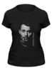 Заказать женскую футболку в Москве. Футболка классическая Johnny Depp от KinoArt - готовые дизайны и нанесение принтов.