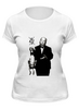 Заказать женскую футболку в Москве. Футболка классическая Hitchcock от торгаш - готовые дизайны и нанесение принтов.