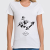 Заказать женскую футболку в Москве. Футболка классическая ARSB Skate от ARSBOYZ BRAND - готовые дизайны и нанесение принтов.