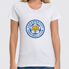 Заказать женскую футболку в Москве. Футболка классическая Leicester City от THE_NISE  - готовые дизайны и нанесение принтов.