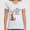 Заказать женскую футболку в Москве. Футболка классическая Lovers fox от Виктор Аксёнов - готовые дизайны и нанесение принтов.