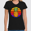 Заказать женскую футболку в Москве. Футболка классическая ❖Pineapple❖ от balden - готовые дизайны и нанесение принтов.