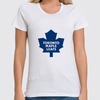 Заказать женскую футболку в Москве. Футболка классическая Toronto Maple Leafs от BURNSHIRTS - готовые дизайны и нанесение принтов.