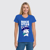 Заказать женскую футболку в Москве. Футболка классическая Rock Star от T-shirt print  - готовые дизайны и нанесение принтов.