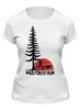 Заказать женскую футболку в Москве. Футболка классическая Wild. Forest. Run от oneredfoxstore@gmail.com - готовые дизайны и нанесение принтов.