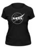 Заказать женскую футболку в Москве. Футболка классическая NASA  от DESIGNER   - готовые дизайны и нанесение принтов.