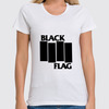 Заказать женскую футболку в Москве. Футболка классическая Blck Flag от print_not_dead - готовые дизайны и нанесение принтов.