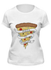 Заказать женскую футболку в Москве. Футболка классическая Пицца Навсегда (Pizza Forever) от coolmag - готовые дизайны и нанесение принтов.