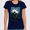 Заказать женскую футболку в Москве. Футболка классическая Dirt Rider от oneredfoxstore@gmail.com - готовые дизайны и нанесение принтов.