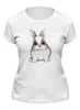 Заказать женскую футболку в Москве. Футболка классическая Кролик от Nos  - готовые дизайны и нанесение принтов.