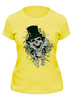 Заказать женскую футболку в Москве. Футболка классическая Skull Man от balden - готовые дизайны и нанесение принтов.