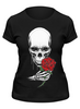 Заказать женскую футболку в Москве. Футболка классическая ❖Skull&Rose❖ от balden - готовые дизайны и нанесение принтов.
