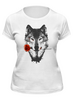 Заказать женскую футболку в Москве. Футболка классическая Wolf&Rose от balden - готовые дизайны и нанесение принтов.