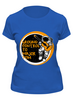 Заказать женскую футболку в Москве. Футболка классическая Космонавт с Гитарой от fanart - готовые дизайны и нанесение принтов.
