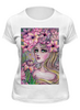 Заказать женскую футболку в Москве. Футболка классическая Весна от d_ari.design@mail.ru - готовые дизайны и нанесение принтов.