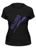 Заказать женскую футболку в Москве. Футболка классическая The Killers  от cherdantcev - готовые дизайны и нанесение принтов.