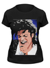 Заказать женскую футболку в Москве. Футболка классическая Michael Jackson  от KinoArt - готовые дизайны и нанесение принтов.