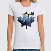 Заказать женскую футболку в Москве. Футболка классическая Maple Ski от oneredfoxstore@gmail.com - готовые дизайны и нанесение принтов.
