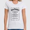 Заказать женскую футболку в Москве. Футболка классическая Jack Daniels от Arrow92 - готовые дизайны и нанесение принтов.